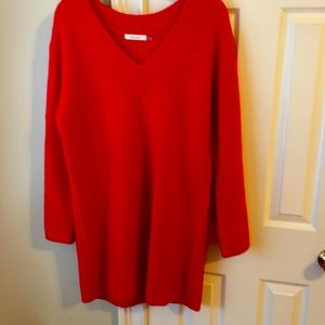 ✨red sweater dress✨